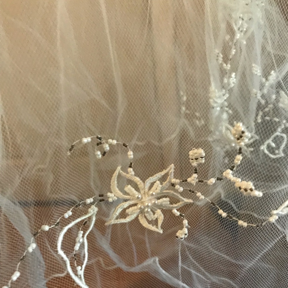 Wedding Dress and Veil - Picture 6 of 8